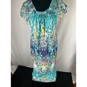 Kraton Mae Batik Muumuu/Kaftan or house dress NWT OSFM